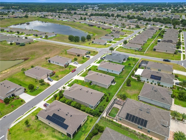 9237 SW 60th Terrace Rd, Ocala, FL 34476 - aerial perspective of suburban area with a large body of water