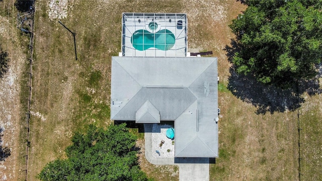 2698 SW 186th Ct, Dunnellon, FL 34432 - aerial view of property and surrounding area featuring a pool