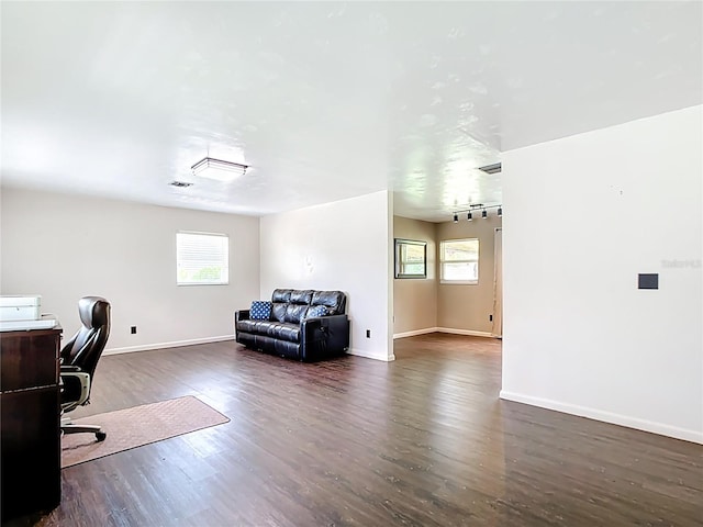1520 NE 17th Ave, Ocala, FL 34470 - home office with wood finished floors and baseboards
