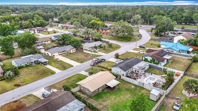 1520 NE 17th Ave, Ocala, FL 34470 - aerial view of residential area featuring a forest