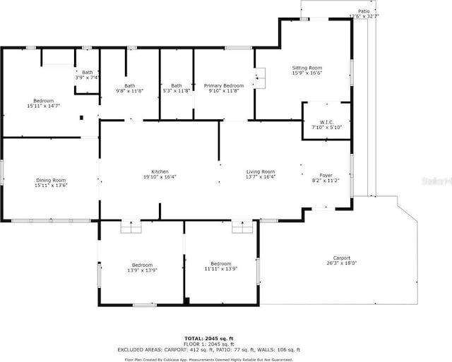 1322 NE 53rd St, Ocala, FL 34479 - home floor plan