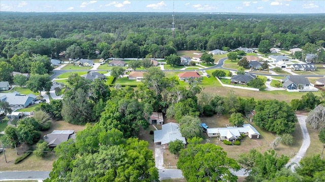 1322 NE 53rd St, Ocala, FL 34479 - aerial overview of property's location featuring a heavily wooded area and nearby suburban area