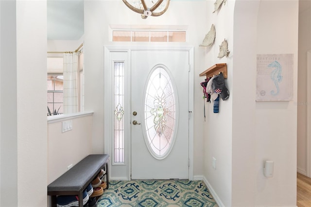 8303 SW 82nd Cir, Ocala, FL 34481 - entryway with healthy amount of natural light and baseboards