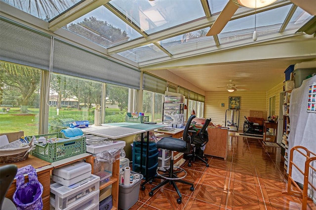 13863 SE 85th Cir, Summerfield, FL 34491 - sunroom / solarium with ceiling fan