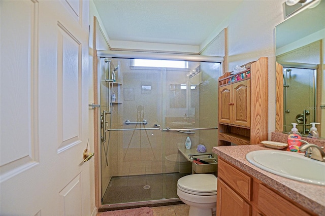 13863 SE 85th Cir, Summerfield, FL 34491 - full bath with a stall shower, vanity, and toilet