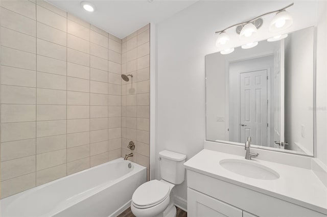 10553 SW 98th Pl, Ocala, FL 34481 - full bath featuring vanity, toilet, and shower / tub combination