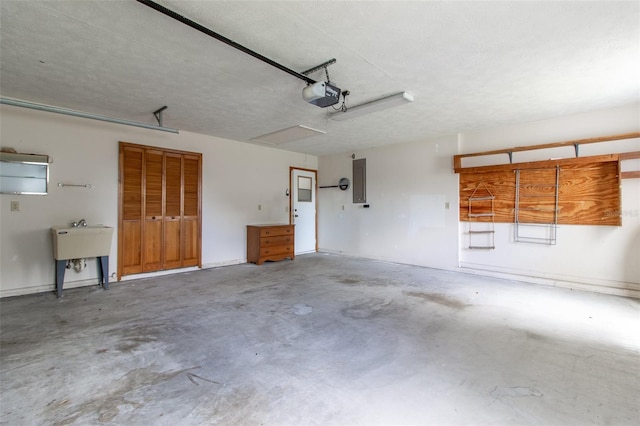 3295 SE 56th Ave, Ocala, FL 34480 - garage featuring a garage door opener and electric panel