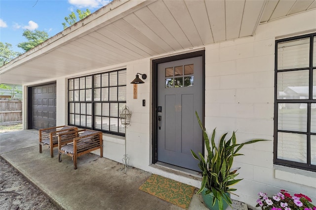4601 SE 18th Ave, Ocala, FL 34480 - entrance to property featuring concrete block siding and concrete driveway