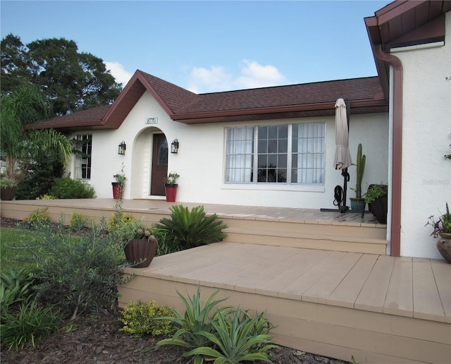 8770 SW 196th Terrace Rd, Dunnellon, FL 34432 - view of front facade with stucco siding