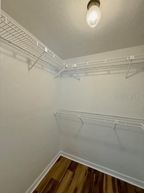 8770 SW 196th Terrace Rd, Dunnellon, FL 34432 - spacious closet featuring dark wood-type flooring