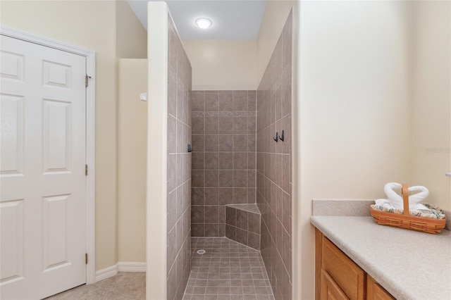 1748 SW 157th Place Rd, Ocala, FL 34473 - full bath with tiled shower and vanity