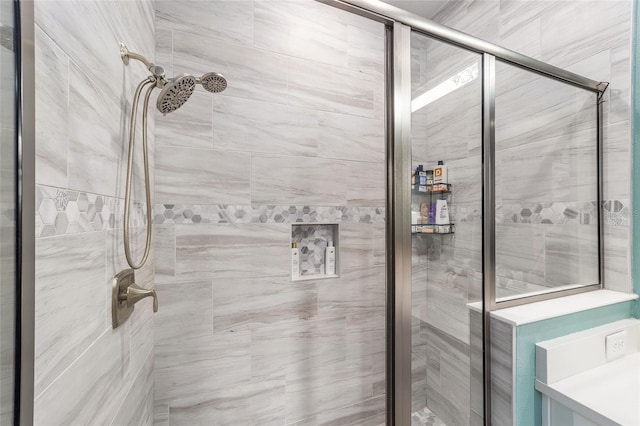 7479 SW 130th Ln, Ocala, FL 34473 - bathroom featuring a stall shower