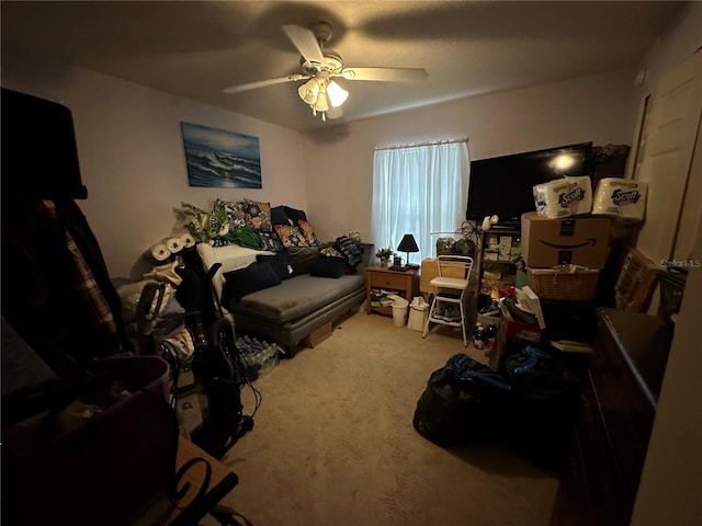 27 Cedar Tree Ter, Ocala, FL 34472 - bedroom with carpet flooring and ceiling fan