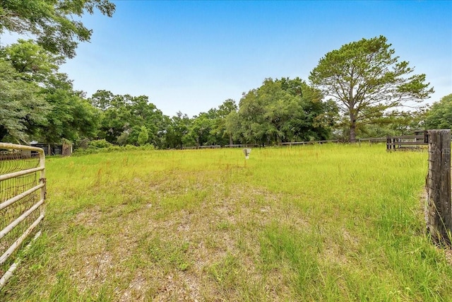 6350 NW 135th Ave, Morriston, FL 32668 - view of yard featuring a view of rural / pastoral area