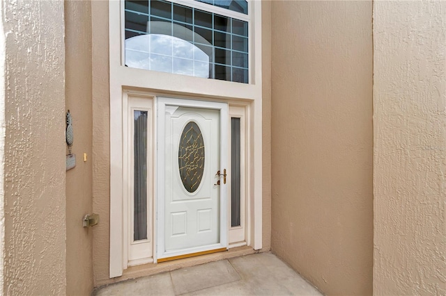 11062 SW 73rd Ct, Ocala, FL 34476 - property entrance with stucco siding