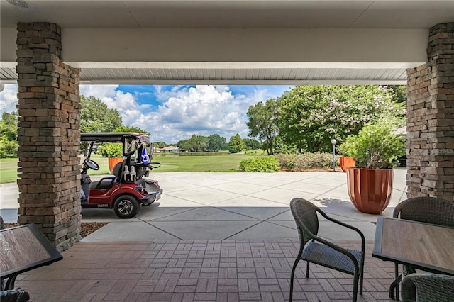 11062 SW 73rd Ct, Ocala, FL 34476 - view of patio with outdoor dining space