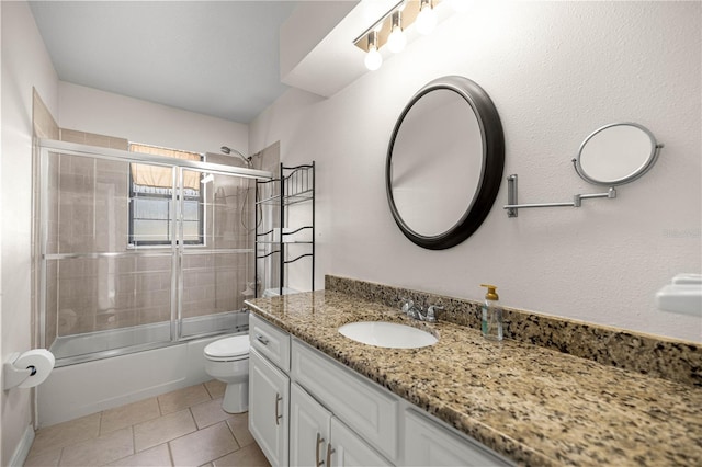 5720 SE 20th St, Ocala, FL 34480 - full bathroom featuring vanity, enclosed tub / shower combo, and tile patterned flooring