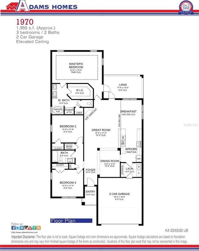 7637 SW 180th Cir, Dunnellon, FL 34432 - property floor plan