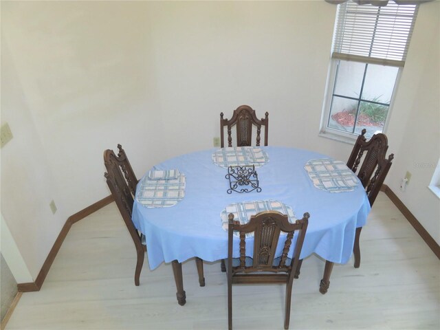 5083 SE 26th St, Ocala, FL 34480 - dining area with wood finished floors and baseboards