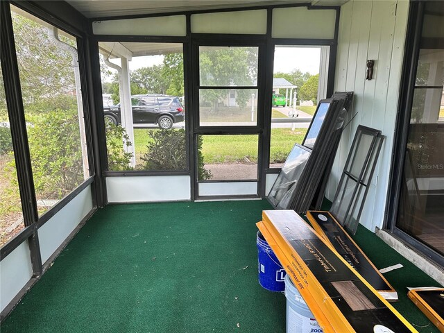 10080 SW 97th Ct, Ocala, FL 34481 - view of unfurnished sunroom