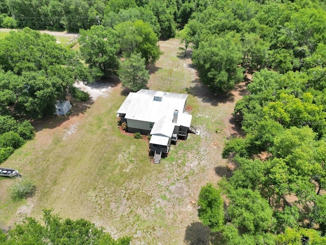 12080 SE Sunset Harbor Rd, Weirsdale, FL 32195 - view from above of property featuring a heavily wooded area