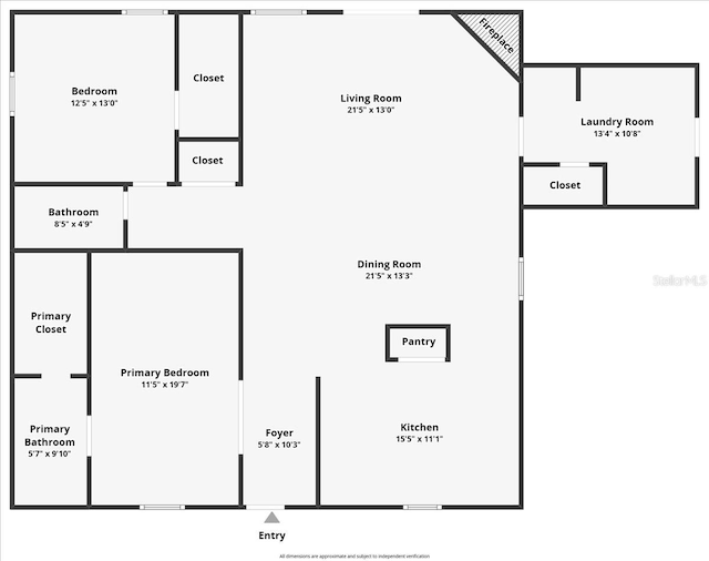 12080 SE Sunset Harbor Rd, Weirsdale, FL 32195 - view of room layout