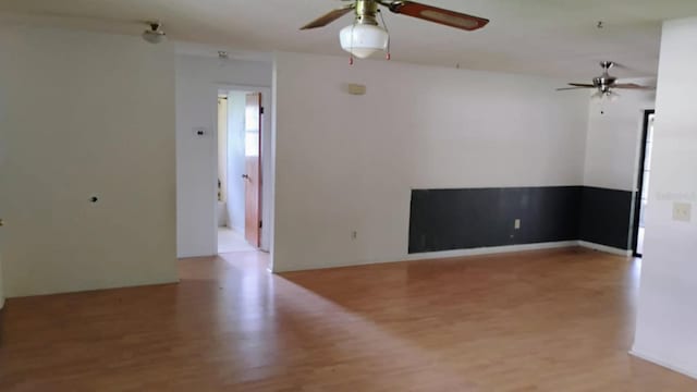 8485 E Hampton Point Rd, Inverness, FL 34450 - spare room featuring ceiling fan and light wood-style floors