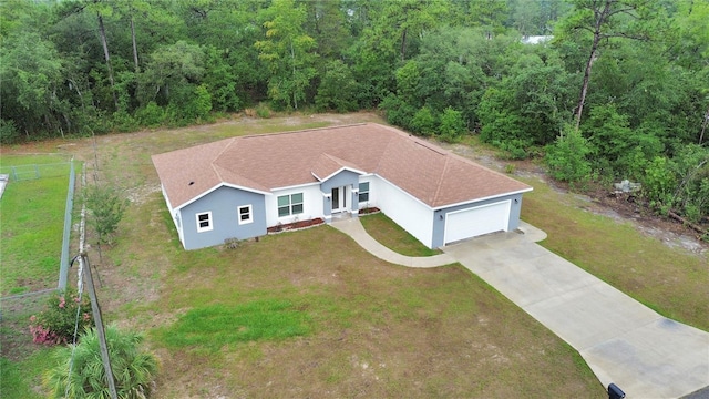 14550 SW 61st Ct, Ocala, FL 34473 - view from above of property with a forest