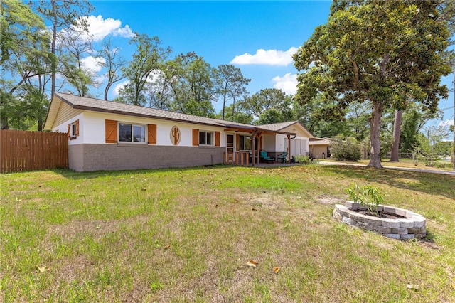5005 NE 22nd Ave, Ocala, FL 34479 - back of house with brick siding and an attached garage