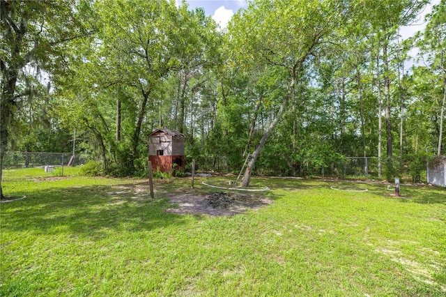 9 Bahia Trace Loop, Ocala, FL 34472 - view of yard with an outbuilding
