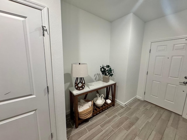 9253 SW 58th Cir, Ocala, FL 34476 - foyer with wood tiled floors and baseboards