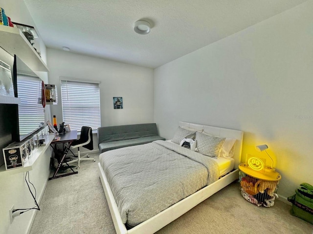 9253 SW 58th Cir, Ocala, FL 34476 - carpeted bedroom featuring a textured ceiling and baseboards