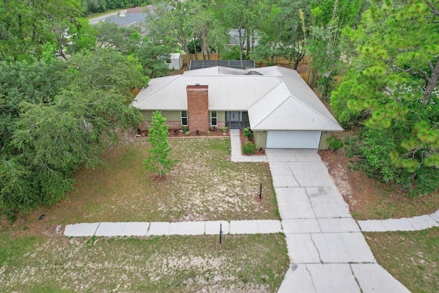 9606 N Caressa Way, Citrus Springs, FL 34434 - aerial view of property and surrounding area