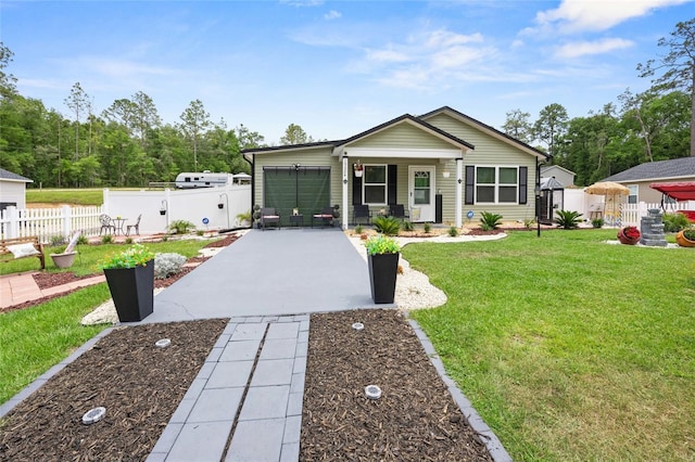 15324 SW 40th Place Rd, Ocala, FL 34481 - view of front of house with concrete driveway and a garage