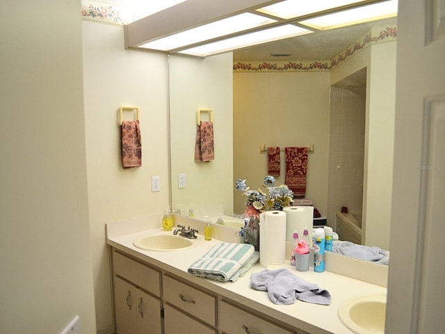 8321 SW 108th Place Rd, Ocala, FL 34481 - bathroom featuring double vanity