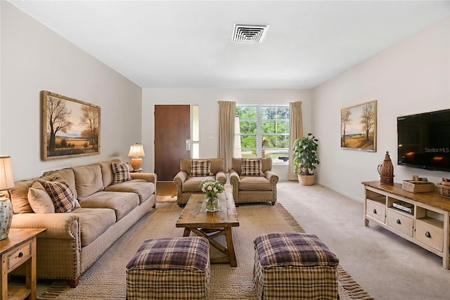 4467 SW Channel Heights Ct, Dunnellon, FL 34431 - living area featuring light carpet