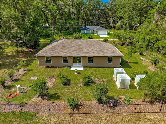 3445 SE 139th Ln, Summerfield, FL 34491 - view of front of house featuring an outdoor structure and stucco siding