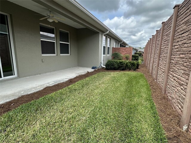 5255 NW 33rd Pl, Ocala, FL 34482 - view of yard featuring a ceiling fan