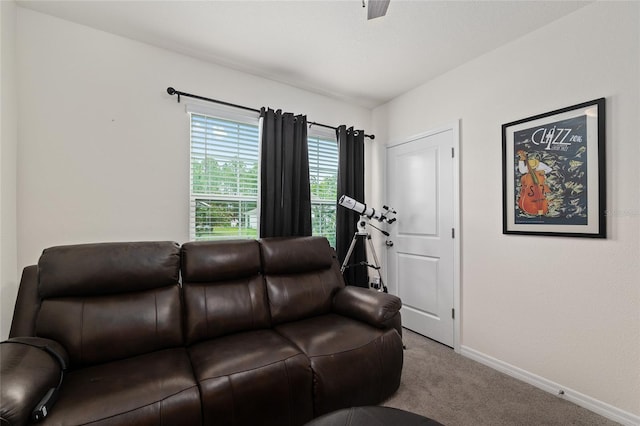 32 Hickory Course Loop, Ocala, FL 34472 - carpeted living area with baseboards
