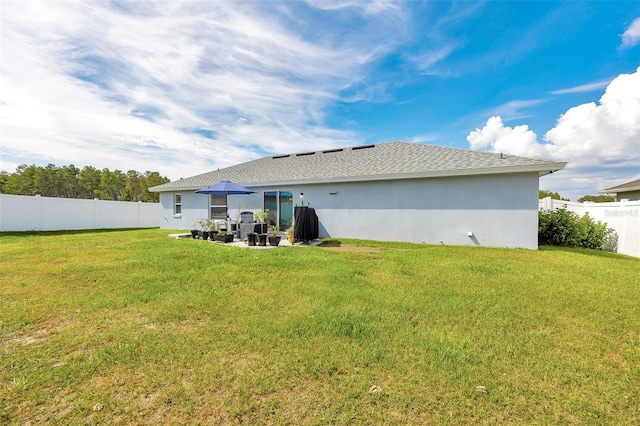 3418 SW 155th Pl, Ocala, FL 34473 - rear view of house with stucco siding