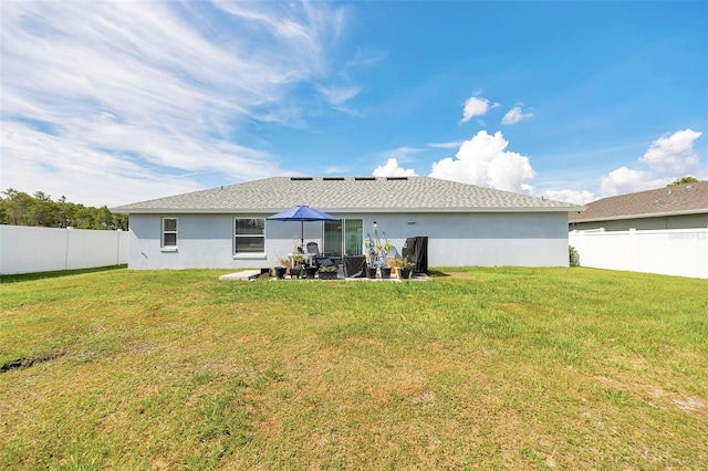3418 SW 155th Pl, Ocala, FL 34473 - back of house with stucco siding