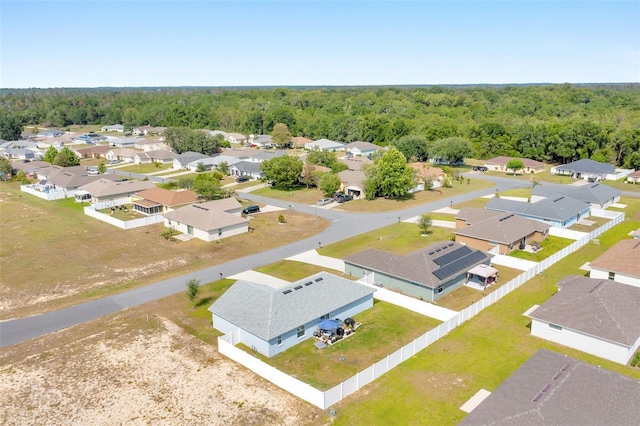 3418 SW 155th Pl, Ocala, FL 34473 - aerial perspective of suburban area with a forest