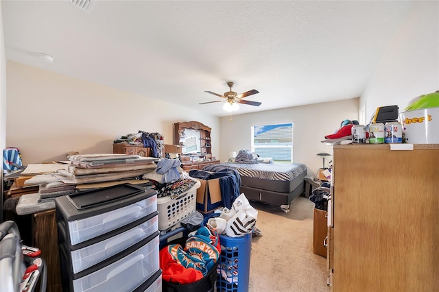3418 SW 155th Pl, Ocala, FL 34473 - bedroom with carpet and ceiling fan