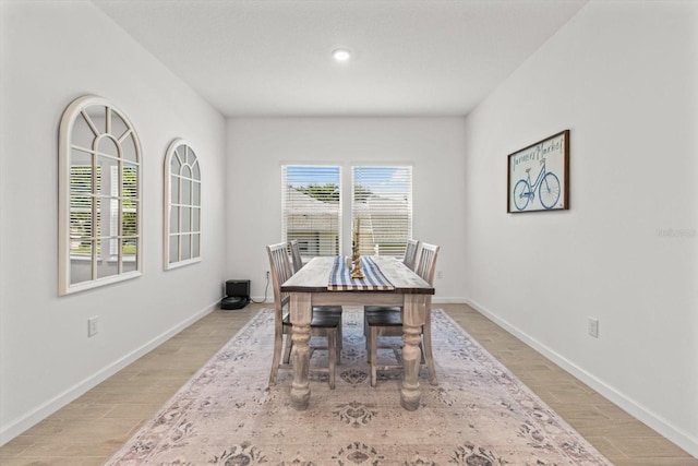 19551 SW 77th Loop, Dunnellon, FL 34432 - dining room featuring light wood-style flooring