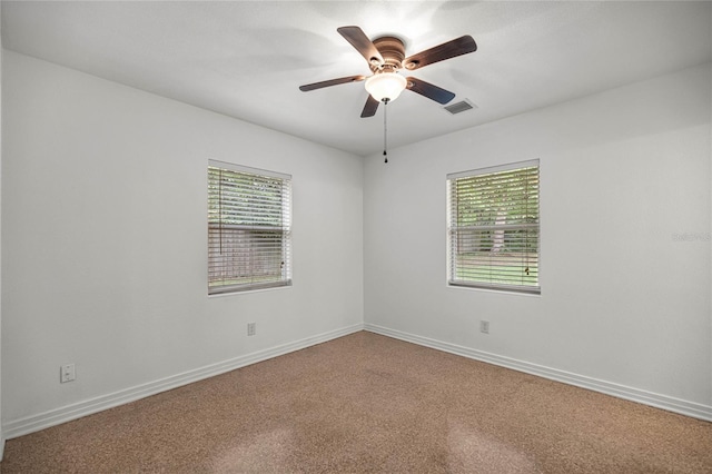 3331 SE 4th St, Ocala, FL 34471 - carpeted empty room featuring a ceiling fan and baseboards