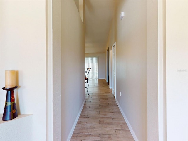 8080 N Susan Ave, Dunnellon, FL 34433 - corridor featuring light wood-style flooring and baseboards