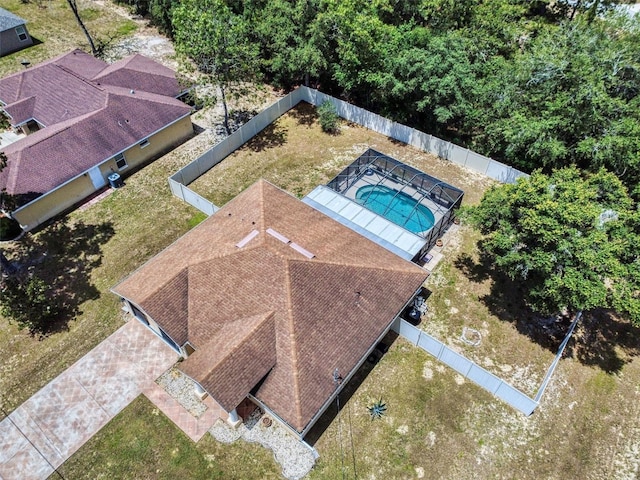 8080 N Susan Ave, Dunnellon, FL 34433 - aerial view of property and surrounding area featuring a pool area