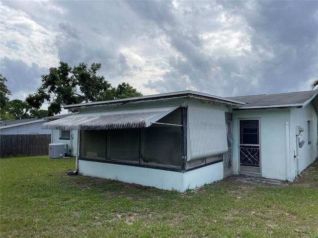 104 S Jeffery St, Beverly Hills, FL 34465 - view of home's exterior featuring central air condition unit