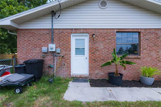 126 SW Mockingbird Way, Lake City, FL 32024 - property entrance with brick siding