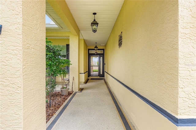 9551 SW 92nd Ter, Ocala, FL 34481 - doorway to property featuring stucco siding